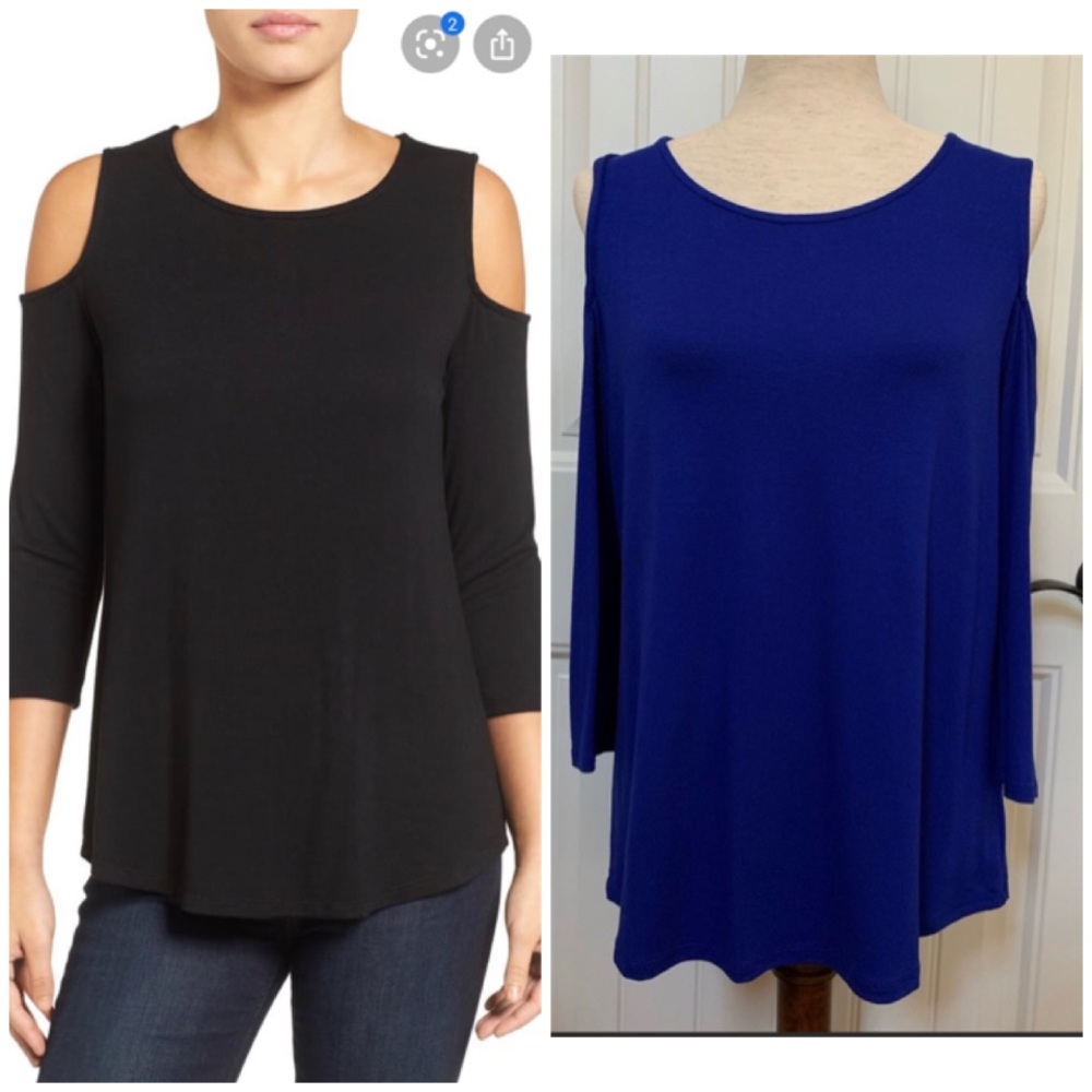 Nordstrom Cold Shoulder Top NWT